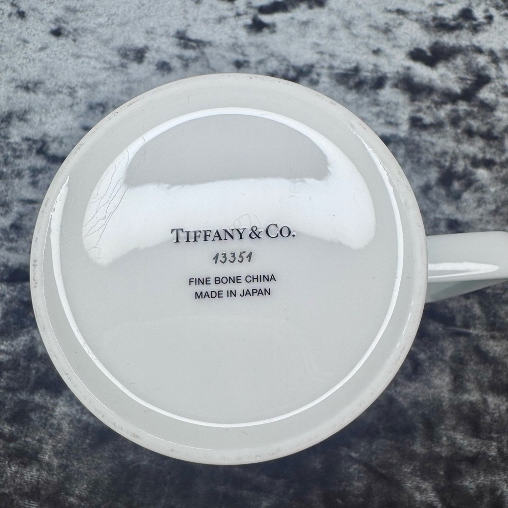 Tiffany & Co. Color Block Mug 14oz Porcelain Coffee Tea Cup. - Picture 5 of 5